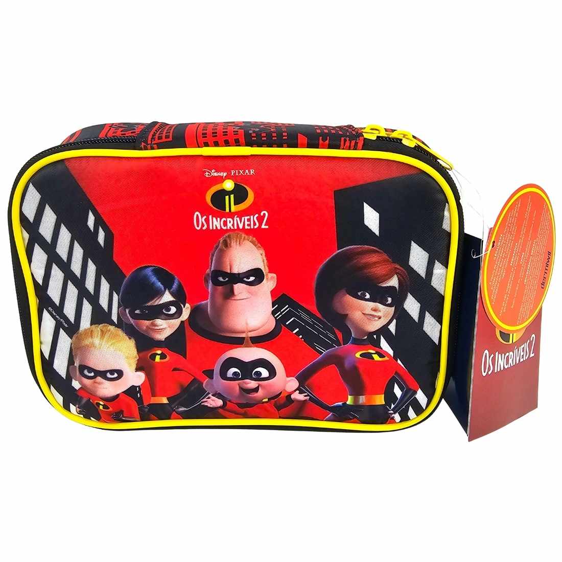 Estojo Box Os Incríveis 2 Disney Pixar Grande Infantil Dermiwil