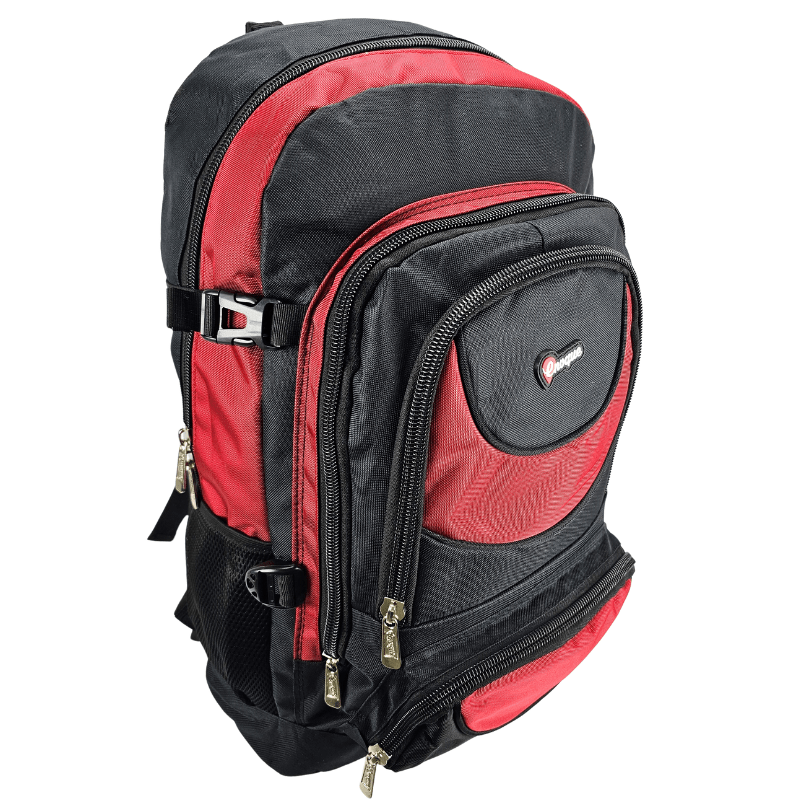 Mochila de Costas Trabalho Faculdade Grande Enoque EN118 Poli Biker Vermelho