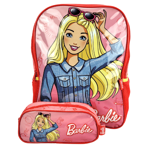 Mochila Barbie Costas com Estojo Luxcel IS38181BB-VM