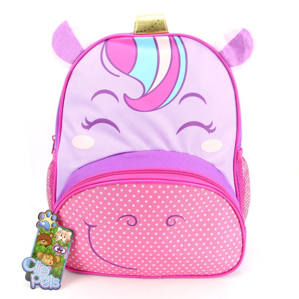 Mochila Infantil Costas Clio Pets Unicórnio Purple CP9238P