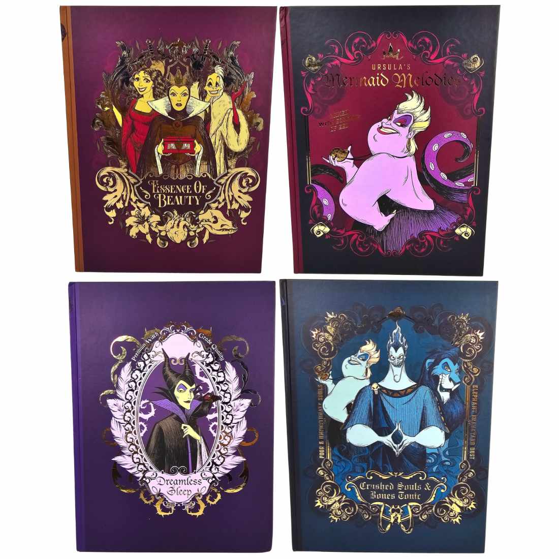 Caderno Colegial Vilãs Disney Animativa Brochura Premium - 160 Folhas