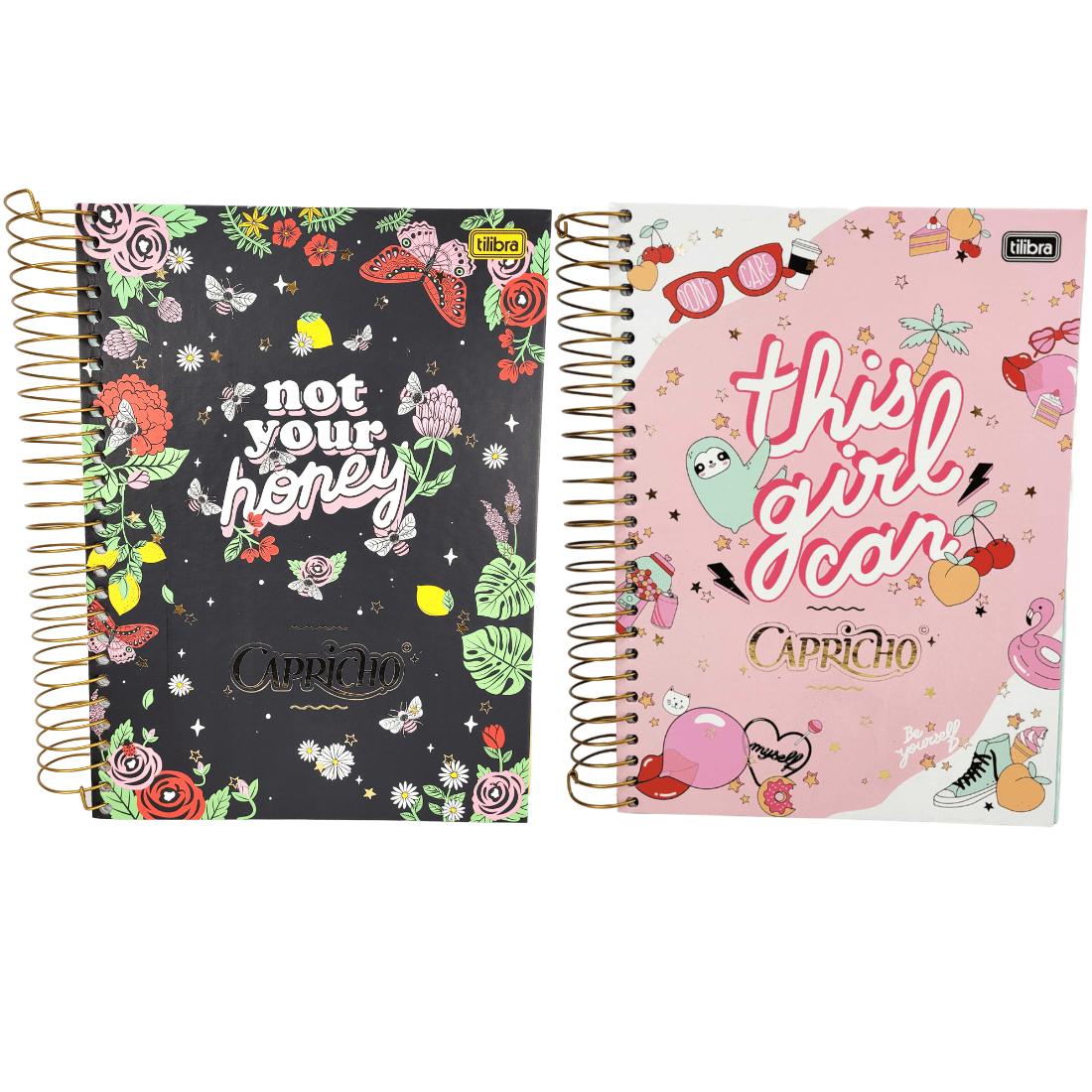 Caderno Capricho Universitário 20 Matérias 320 Fls Kit com 02 Unidades