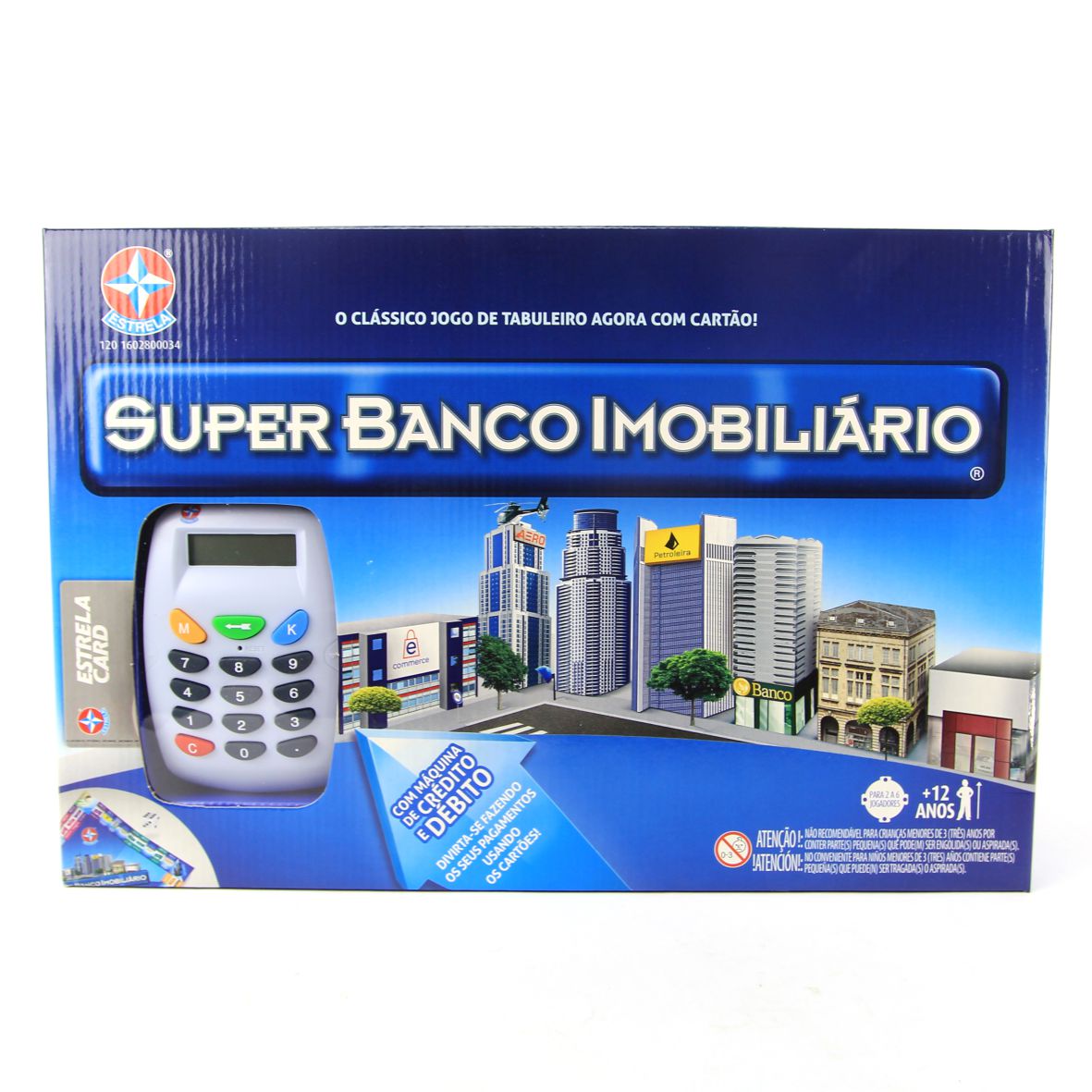 Jogo Super Banco Imobiliário Estrela Com Máquina De Cartão