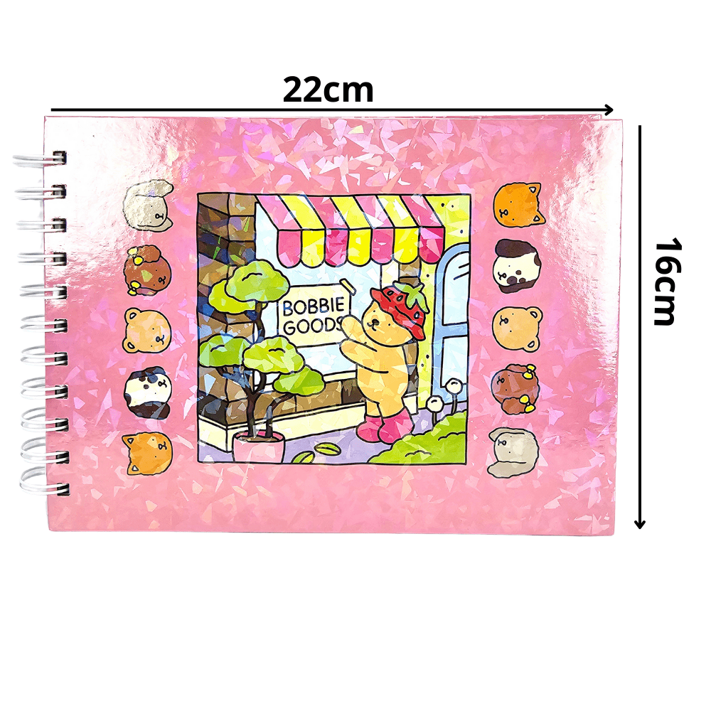 Livro de Colorir Bobbie Goods com Capa Dura Brilhosa – 50 Páginas