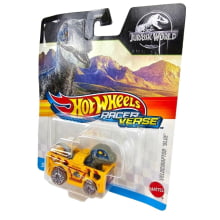 Carrinho Hot Wheels RacerVerse Jurassic World Velociraptor Blue Mattel