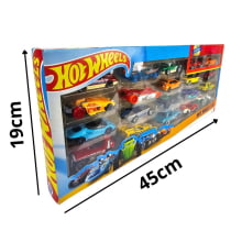 Pacote com 20 Carrinhos Hot Wheels Mattel Sortidos Caixa H7045