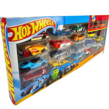 Pacote com 20 Carrinhos Hot Wheels Mattel Sortidos Caixa H7045