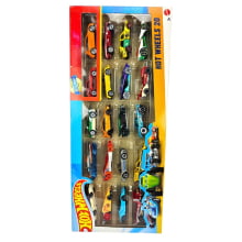 Pacote com 20 Carrinhos Hot Wheels Mattel Sortidos Caixa H7045