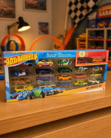 Pacote com 20 Carrinhos Hot Wheels Mattel Sortidos Caixa H7045