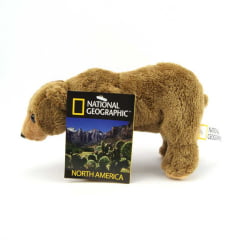 Pelúcia Urso Cinzento National Geographic Baby América 10cm