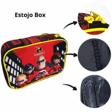 Estojo Box Os Incríveis 2 Disney Pixar Grande Infantil Dermiwil Estojo Box Os Incríveis 2 Disney Pixar Grande Infantil Dermiwil