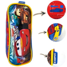 Estojo Escolar Infantil Carros Disney Na Estrada Xeryus 11635