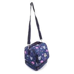 Lancheira Cooler Capricho Floral DMW 11874 Azul