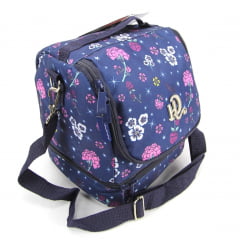 Lancheira Cooler Capricho Floral DMW 11874 Azul