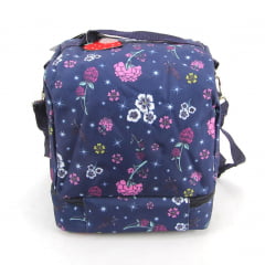 Lancheira Cooler Capricho Floral DMW 11874 Azul