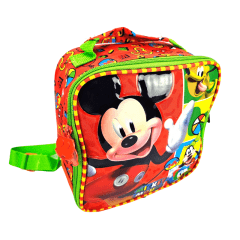 Lancheira Mickey Infantil Térmica com Estojo Duplo Xeryus 11614