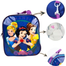 Lancheira Térmica Infantil Princesas Disney Dermiwil com Acessórios – Ref. 52130