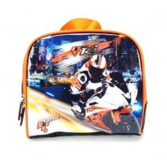 Lancheira Moto Racing Laranja Luxcel LA32093MT