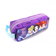 Mochila Princesas Disney Costas com Estojo Duplo Dermiwil 59515