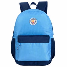 Kit Mochila Manchester City Oficial Urbana + Estojo Escolar Xeryus 14071