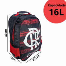 Mochila de Costas Flamengo Xeryus Oficial Tamanho 16 - Ref 16352