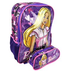 Mochila Barbie Costas com Estojo Luxcel IS38181BB-VL