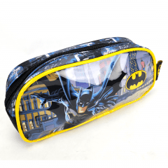 Mochila Batman Dc Costas com Estojo Luxcel IS37921BM-AM