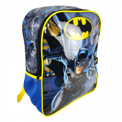 Mochila Batman Dc Costas com Estojo Luxcel IS37921BM-AM