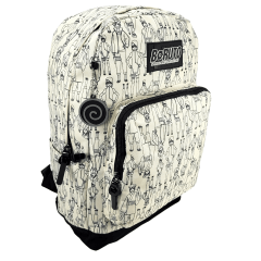 Mochila Boruto Costas Luxcel MS46463BR-BR Claro