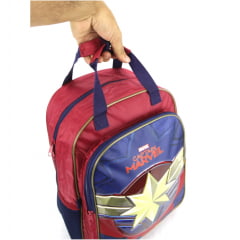 Mochila Capitã Marvel Costas Escolar DMW 11645