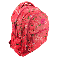 Mochila Capricho Student Rosa Floral Sestini 075978-08