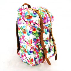 Mochila com Tampa Mtv Beach ref 48764 DMW