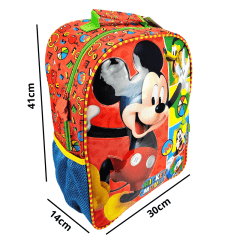 Mochila Costas Mickey Mouse Disney com Lancheira e Estojo Xeryus 11612