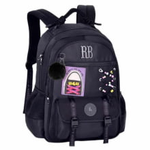 Mochila de Costas Rebecca Bonbon Beaded Fun Preto - Clio