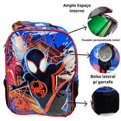 Mochila Costas Spider-Verse Miles Morales Xeryus 11682