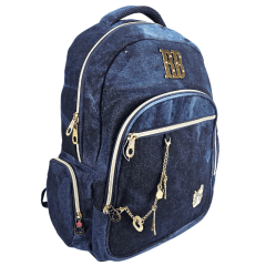 Mochila de Costas Rebecca Bonbon Jeans Azul RB2088