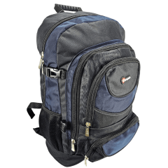 Mochila de Costas Trabalho Faculdade Grande Enoque EN118 Poli Biker Azul