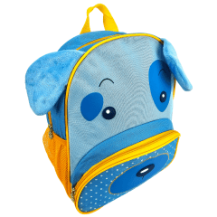 Mochila Infantil Costas Clio Pets Cachorro Pequeno CP2643D Azul