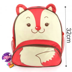 Mochila Infantil Costas Clio Pets Raposinha CP2097P