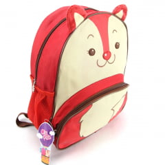 Mochila Infantil Costas Clio Pets Raposinha CP2097P