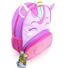 Mochila Infantil Costas Clio Pets Unicórnio Purple CP9238P