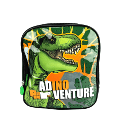 Mochila Infantil Costas Dinossauro Rex com Lancheira e Estojo Pacific 998X04 