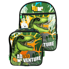 Mochila Infantil Costas Dinossauro Rex com Lancheira Pacific 998X04