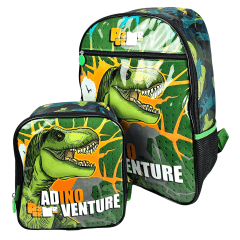 Mochila Infantil Costas Dinossauro Rex com Lancheira Pacific 998X04