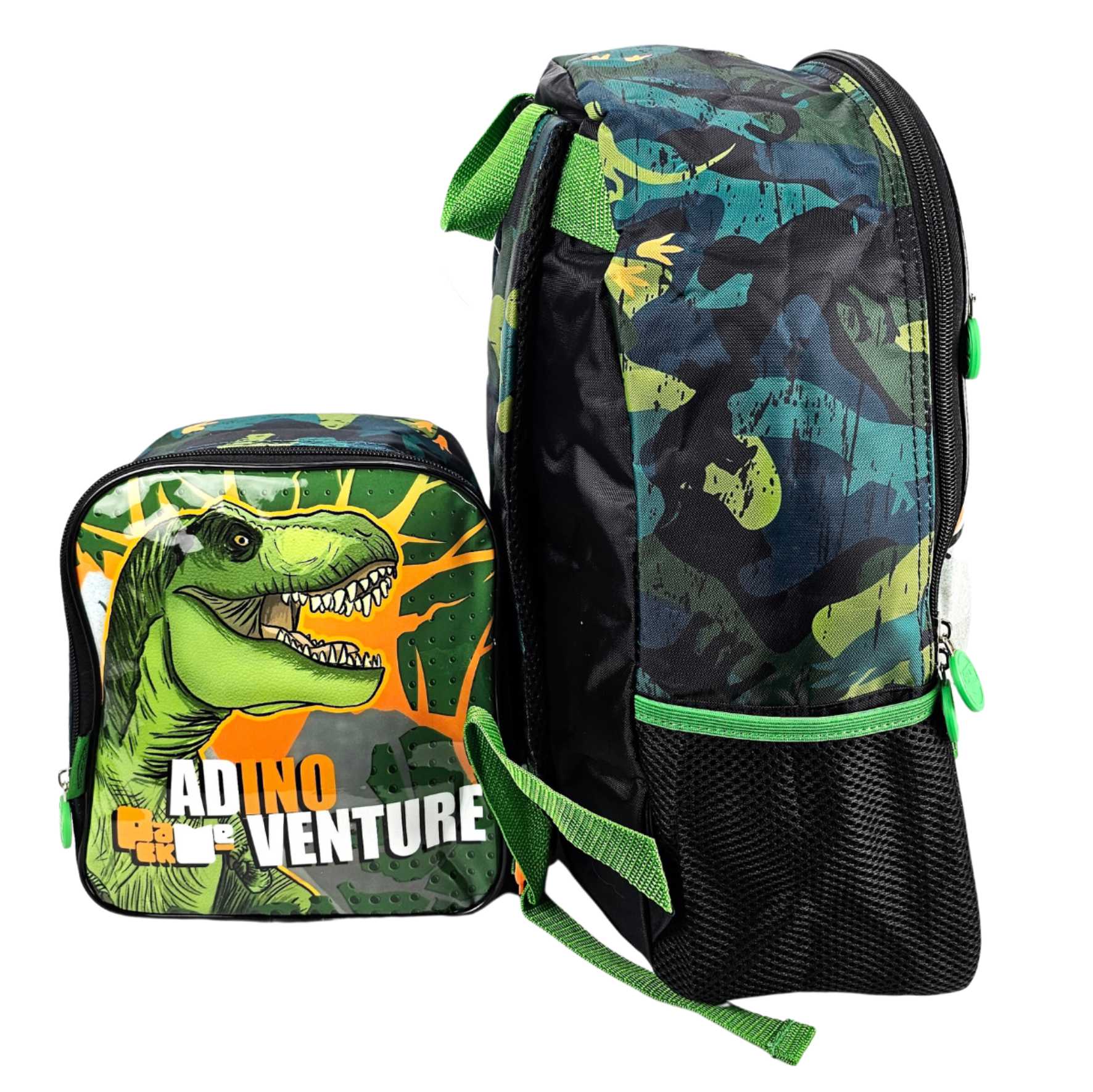 Mochila Infantil Costas Dinossauro Rex com Lancheira Pacific 998X04