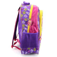 Mochila Infantil Costas Escolar Friends Urso Vozz M3908 Roxo