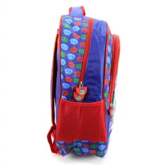 Mochila Infantil Costas Escolar Super Kids Vozz M3802 Azul