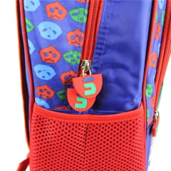 Mochila Infantil Costas Escolar Super Kids Vozz M3802 Azul