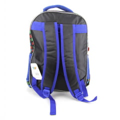 Mochila Infantil Costas Escolar Super Kids Vozz M3802 Preto