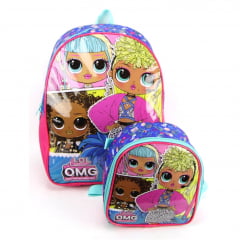 Mochila Infantil LoL Surprise Costas com Lancheira Xeryus 10822